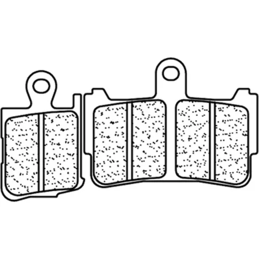 CL BRAKES Street Sintermetall Bremsbeläge - 1216XBK5 für Honda VFR1200F