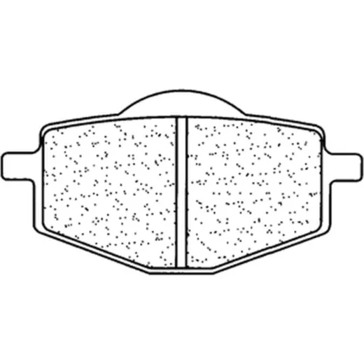 CL BRAKES Street Sintermetall Bremsbeläge - 2284A3+ für Yamaha DT125, DT200, TT600