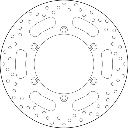 BREMBO Serie Oro Bremsscheibe starr - 68B407K2 für Triumph BONNEVILLE800, BONNEVILLE800AMERICA, SCRAMBLER865