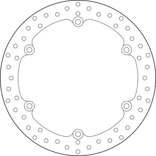 BREMBO Serie Oro Bremsscheibe starr - 68B407K3 für Honda CB500F, CB500X, CB650F