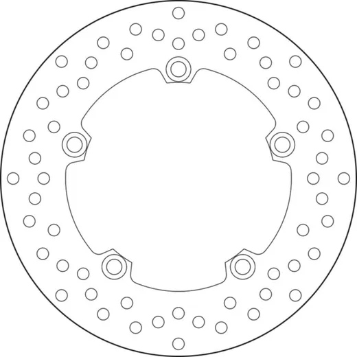 BREMBO Serie Oro Bremsscheibe starr - 68B407L0 für Yamaha MT-07, MT-09, TENERE700