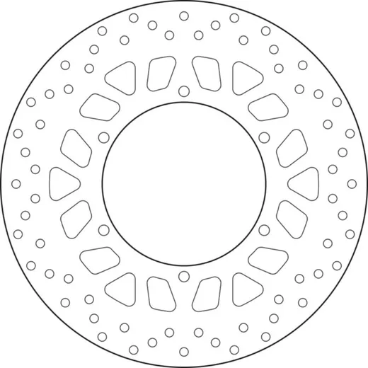BREMBO Serie Oro Bremsscheibe starr - 68B407L1 für Yamaha SR400, XJ600N
