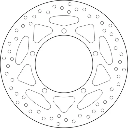 BREMBO Serie Oro Bremsscheibe starr - 68B407L2 für Kawasaki NINJA300, Z300