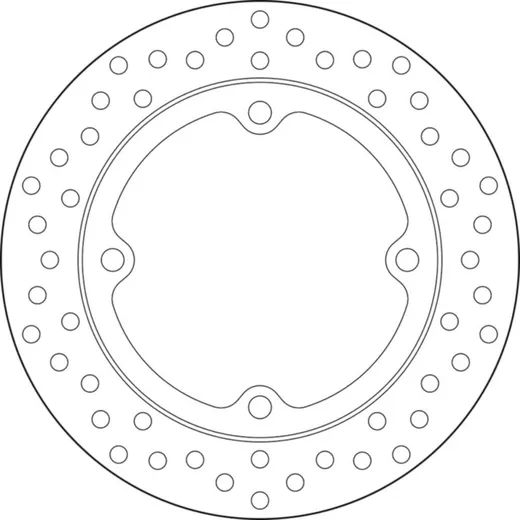 BREMBO Serie Oro Bremsscheibe starr - 68B407L9 für Honda CB500F, CB500X, CB650F Peugeot METROPOLIS4004T