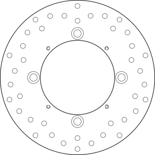 BREMBO Serie Oro Bremsscheibe starr - 68B407M0 für Honda CBR250R, CBR300R