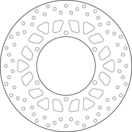 BREMBO Serie Oro Bremsscheibe starr - 68B407M4 für Yamaha WR125
