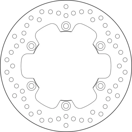 BREMBO Serie Oro Bremsscheibe starr - 68B407M5 für Yamaha DT125, WR125