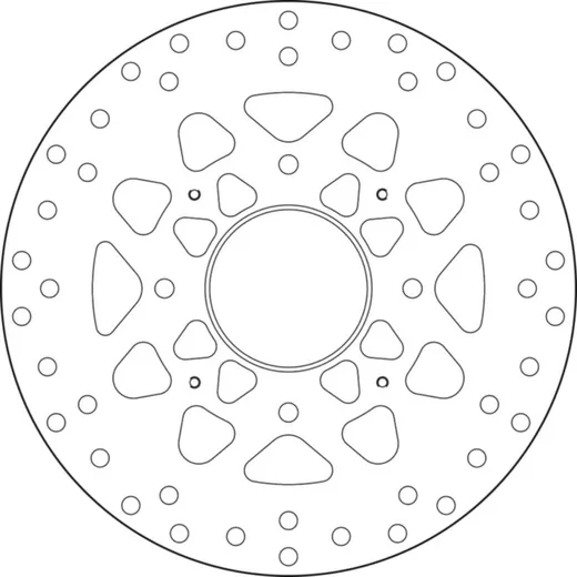 BREMBO Serie Oro Bremsscheibe starr - 68B407M6 für Honda CB1000R, VFR800, VFR800XCROSSRUNNER