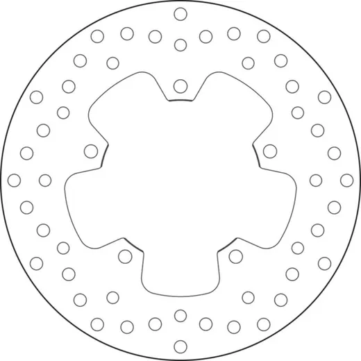 BREMBO Serie Oro Bremsscheibe starr - 68B407M8 für Yamaha YZF-R125