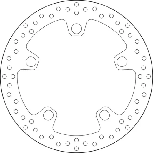 BREMBO Serie Oro Bremsscheibe starr - 68B407N0 für Honda VFR1200XCROSSTOURER