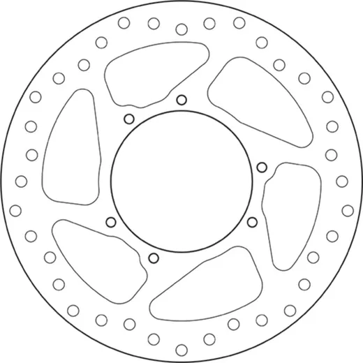 BREMBO Serie Oro Bremsscheibe starr - 68B407N3 für Honda CRF250R, CRF250X, CRF450L