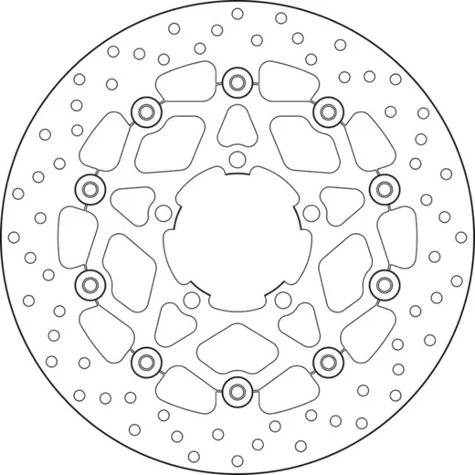 BREMBO Serie Oro Bremsscheibe schwimmend - 78B40847 für Triumph TIGER1200, TIGER1200EXPLORER, TIGER800