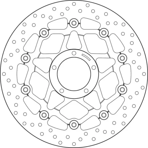 BREMBO Serie Oro Bremsscheibe schwimmend - 78B40878 für Ducati 1100MONSTER, 1100MULTISTRADA, 1200MONSTER
