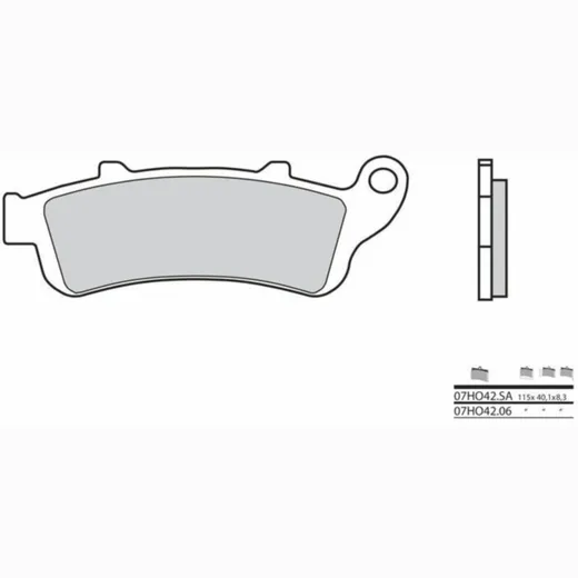 BREMBO Street Carbon Keramik Bremsbeläge - 07HO4206