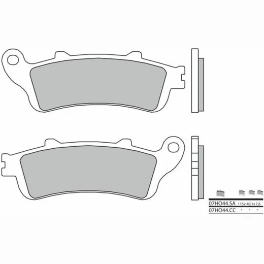 BREMBO Street Sintermetall Bremsbeläge - 07HO44SA für Honda ST1100PANEUROPEAN