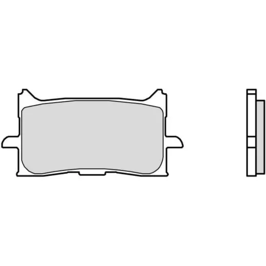 BREMBO Street Sintermetall Bremsbeläge - 07HO62LA für Honda CB650R, CBR650R, CRF1000LAFRICATWIN
