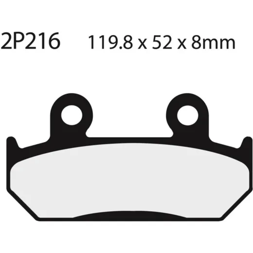 NISSIN Street /Off-Road Sintermetall Bremsbeläge - 2P-216ST für Honda CBR600F