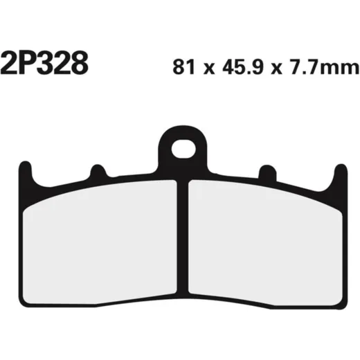 NISSIN Street /Off-Road Sintermetall Bremsbeläge - 2P-328ST für BMW K1200LT, K1200R, K1300R