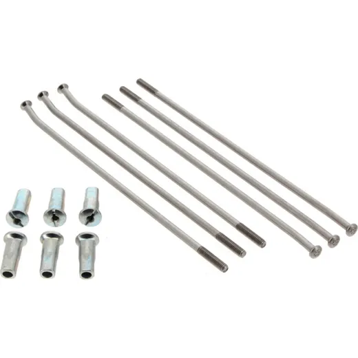 ART 17" Spokes set - Silver/Silver 36 spokes 1020001