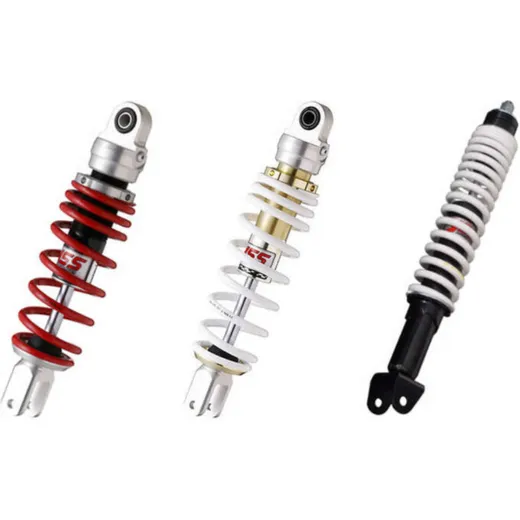 YSS EcoLine TE302 Twin Rear Shock Absorbers - Gold/Red for Kymco AGILITY125, AGILITY150, PEOPLE125