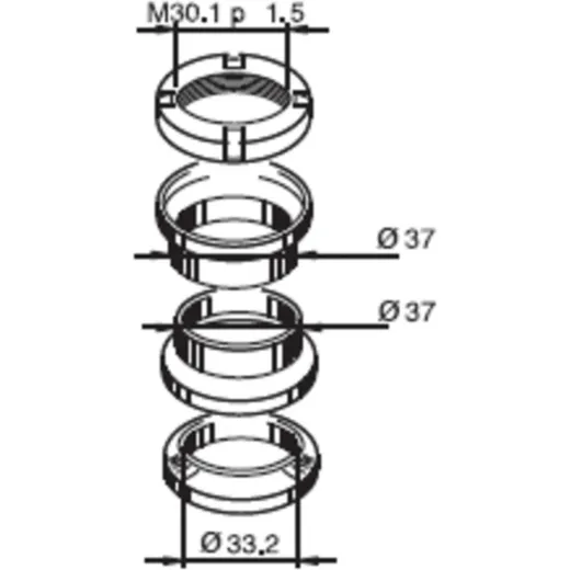 BUZZETTI Lenkkopflagern für Peugeot ELYSEO1002T, ELYSEO502T, ELYSTAR502T