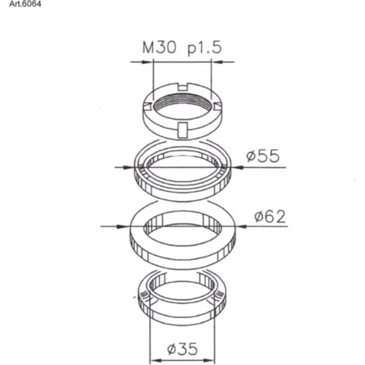 BUZZETTI Lenkkopflagern für Peugeot GEOPOLIS1254T, GEOPOLIS4004T, SATELIS1254T