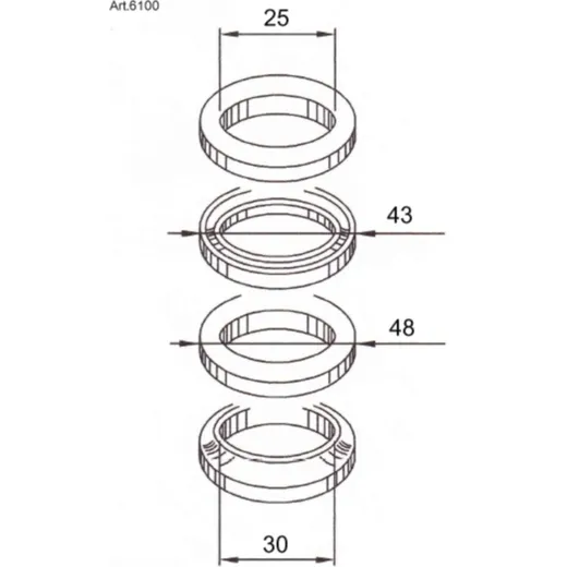 BUZZETTI Steering Bearings for MBK DOODO125, SKYLINER125, THUNDER125 Yamaha MAJESTY125