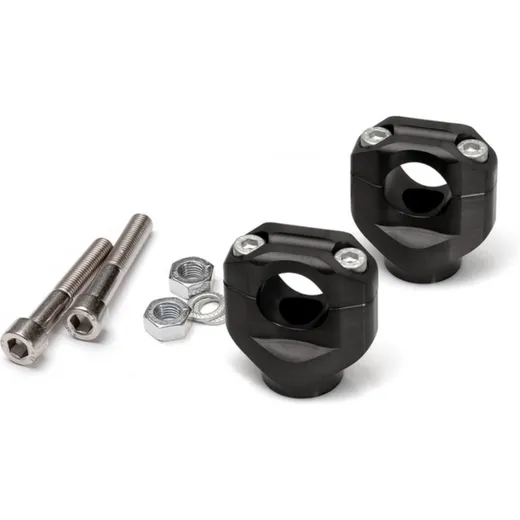 LSL Bar Mounts Ø22,2mm OE Height Black for: Suzuki GS500E