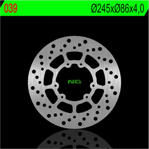 NG BRAKES Bremsscheibe starr - 039 für Yamaha XT350