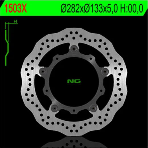 NG BRAKES Bremsscheibe - 1503X.