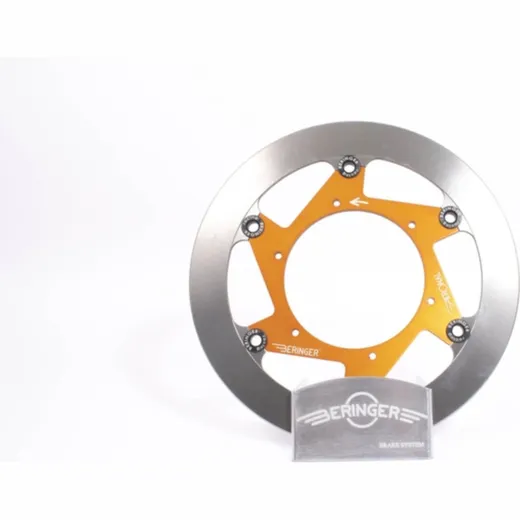 BERINGER Aeronal Bremsscheibe, Gusseisen, schwimmend - orange KT1LGOMMF für KTM, Husqvarna, für: Gas Gas