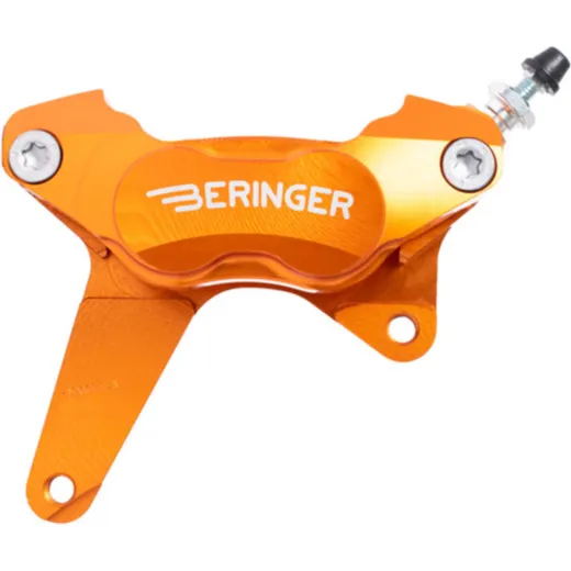 BERINGER Aerotec® MX Left Axial Bremssattel 4-Kolben Orange für KTM, Husaberg, Husqvarna
