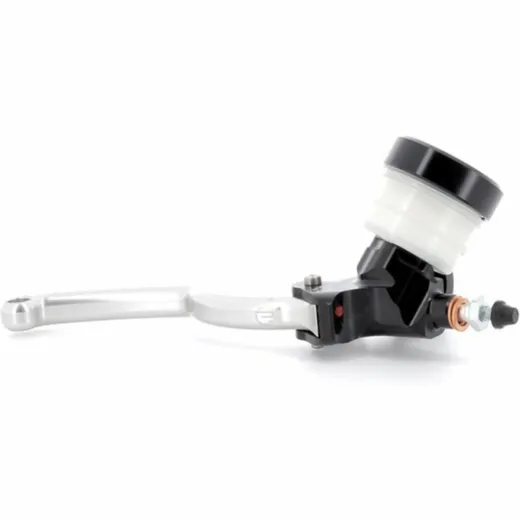 BERINGER Classic Racing Hauptbremszylinder axial Ø 14,5 mm Behälter geschraubt schwarz (Hebel Typ A - 16 cm silber)