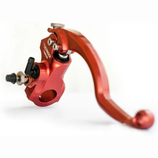 BERINGER Aerotec® Hauptbremszylinder radial Ø 12,7 mm Behälter getrennt rot (Hebel Typ 5 - 16 cm)
