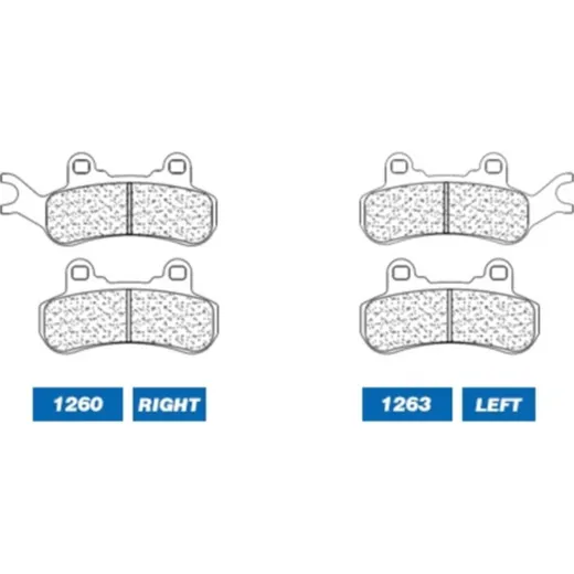 CL BRAKES ATV Sintermetall Bremsbeläge - 1260ATV1 für CAN AM MAVERICKX3