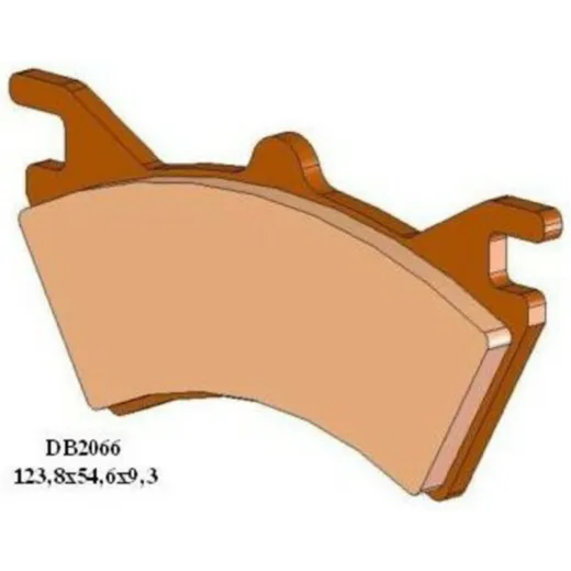 TECNIUM Off-Road/ATV Sintermetall Bremsbeläge - DB2066-QDN für Polaris SPORTSMAN500