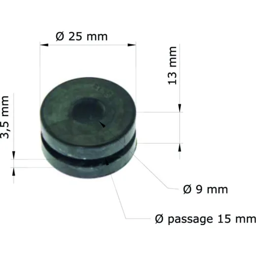 Silent Bloc Tourmax für: Honda CR125/250R für CBR1000F, CBR1000RR, CR125R