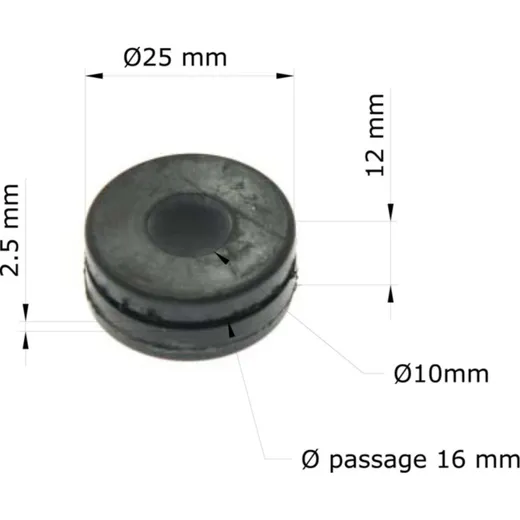 Silent Bloc Tourmax für: Honda CBR900RR für CB600FHORNET, CBR600F, CR125R