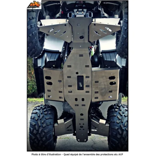 AXP Central skid plate - Aluminium 4mm for: Polaris Sportsman 750 for SPORTSMAN570