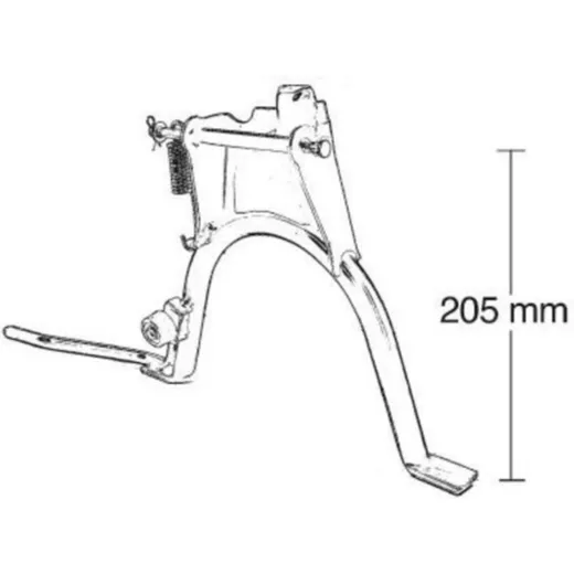 BUZZETTI Central stand - Minarelli vertical for Aprilia, Italjet, MBK