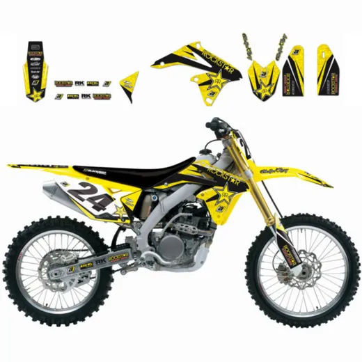 BLACKBIRD Rockstar Energy Graphic Kit for: Suzuki RM125/250 for RM250
