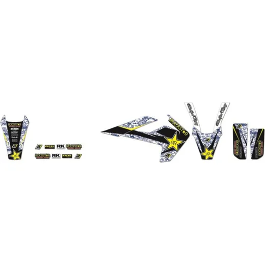 BLACKBIRD Rockstar Energy Graphic Kit for: Husqvarna TC/FC TE/FE for FC250, FC350, FC450