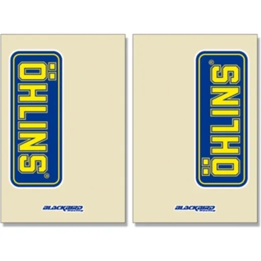 BLACKBIRD Ohlins Fork Graphic Kit Clear