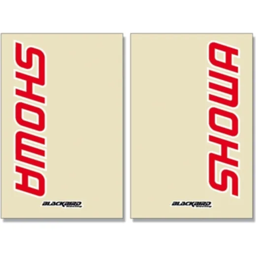 BLACKBIRD Showa Fork Graphic Kit Clear