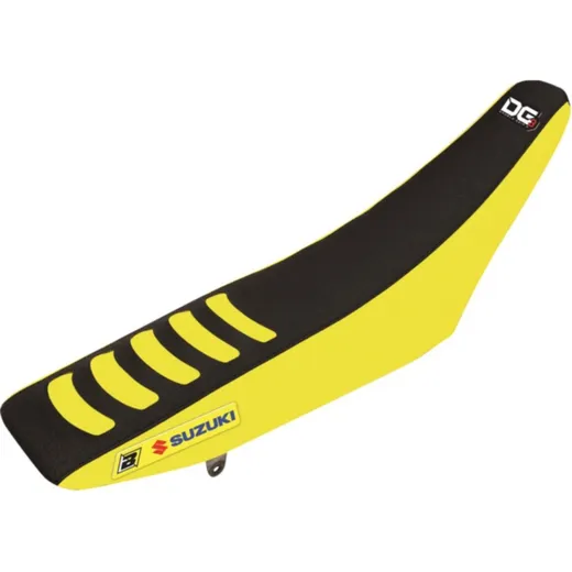 BLACKBIRD Double Grip 3 Seat Cover Yellow/Black for: Suzuki RM-Z450 for RM-Z250