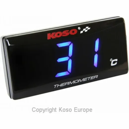 Koso Super Slim Style Temperature Indicator Universal