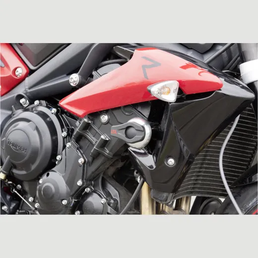 Crash-Pad LSL schwarz Triumph675 STREET TRIPLE für STREETTRIPLE675