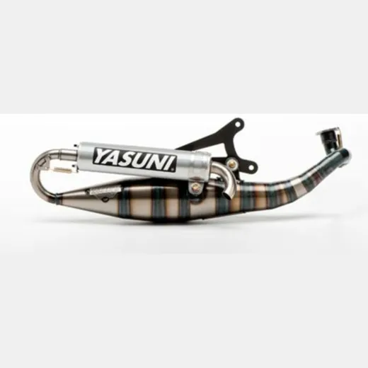 YASUNI Carrera 16/07 Full Exhaust System - Aluminium for Benelli, Malaguti, Italjet