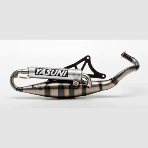 YASUNI R series Full Exhaust System - Aluminium for Piaggio, Gilera, Derbi