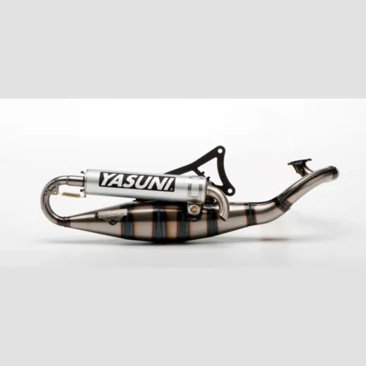 YASUNI R series komplette Auspuffanlage - Aluminium für Benelli, Malaguti, Italjet